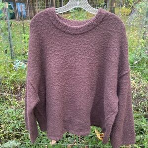 Free people brown sweater